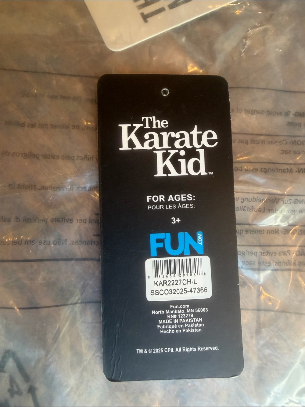 Kids Toy - Black & Blue Branded Tag